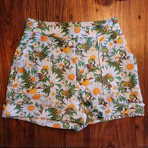 Blackmilk Yoshi shorts size small *NEW*wot